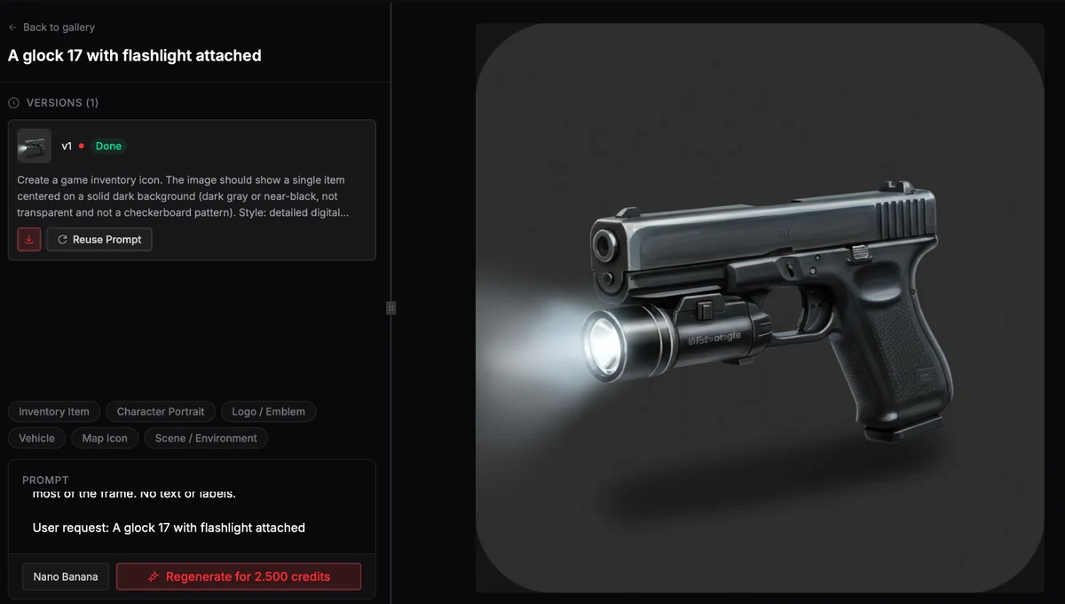 An inventory icon generated with BLDR's image tool